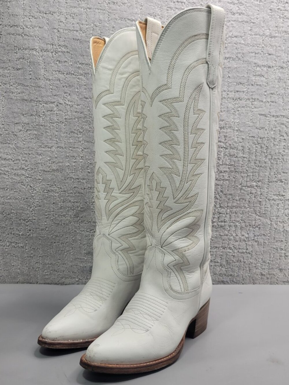 Tecovas The Abby Women's Size US 6B Snow Cowhide Cowgirl Boots. - Picture 12 of 12